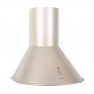 Lumio Retro-Extractor Hood Cooker Hood 23.7 in 250 cf/min Stainless steel Cream-colored