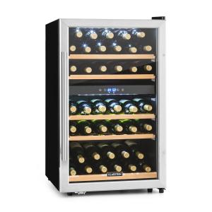Vinamour 40D Wine Cooler 2 zones 4.8 cft 41 bottles stainless steel front Touch LED