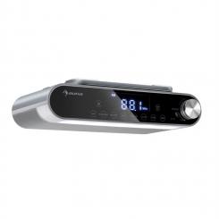 auna KR-130 bluetooth keukenradio hands free functie FM tuner LED zilver