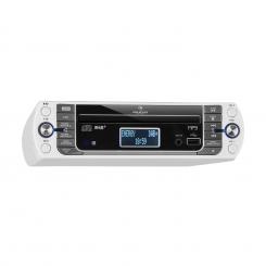 auna KR-400 CD keukenradio, DAB+/PLL FM, CD/MP3 player zilver