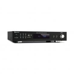Wzmacniacz HiFi, AMP-9200, BT, cyfrowy wzmacniacz stereo, 2x60W RMS, BT, 2x mikrofon, czarny
