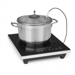 Cook n Roll, индукционен котлон за готвене, 2000W, 3 часов таймер, 10 градуса, черен