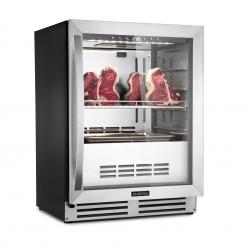 Monoklimatická chladnička, Steakhouse Pro, chladnička na zrenie mäsa, 1 zóna, 98 l, 1 – 25 °C, dotyková, ušľachtilá oceľ