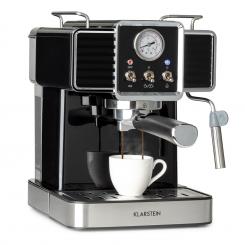 Gusto Classico Espressomaker Espressomaschine Siebträgermaschine |  1350 Watt | 20 Bar Druck | Volumen Wassertank: 1,5 Liter | abnehmbares  Tropfgitter aus Edelstahl | bewegliche Aufschäumdüse