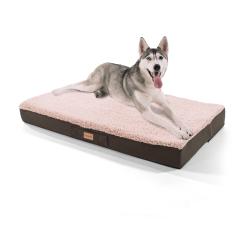 Balu coussin pour chien lavable orthopédique antidérapant mousse à mémoire respirante Taille XL (120 x 10 x 72 cm)