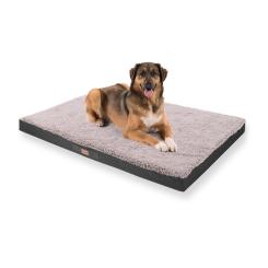 Balu coussin pour lit de chien lavable orthopédique antidérapant mousse à mémoire de forme respirante Taille XXL (120 x 10 x 100 cm)
