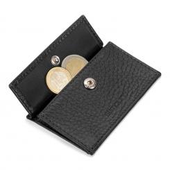 Bolsa para moedas Coin Pocket | para ZNAP Slim Wallets 8 e 12 | prático armazenamento de moedas | para até 10 moedas | com cartão Blocker RFID | botão de pressão | dimensões: 5,9 x 1 x 8,6 cm 