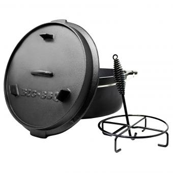 Dutch Oven, 5,8 L Four Néerlandais, Cocotte en Fonte, Kit arite en Dutch Oven, 5,8 L Four Néerlandais, Cocotte en Fonte, Kit arite en