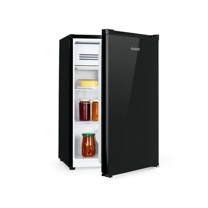Delaware Kühlschrank, 75 Liter Fassungsvermögen, Energieeffizienzklasse E, 2 flexible Glasböden, Gefrierfach: 4 Liter