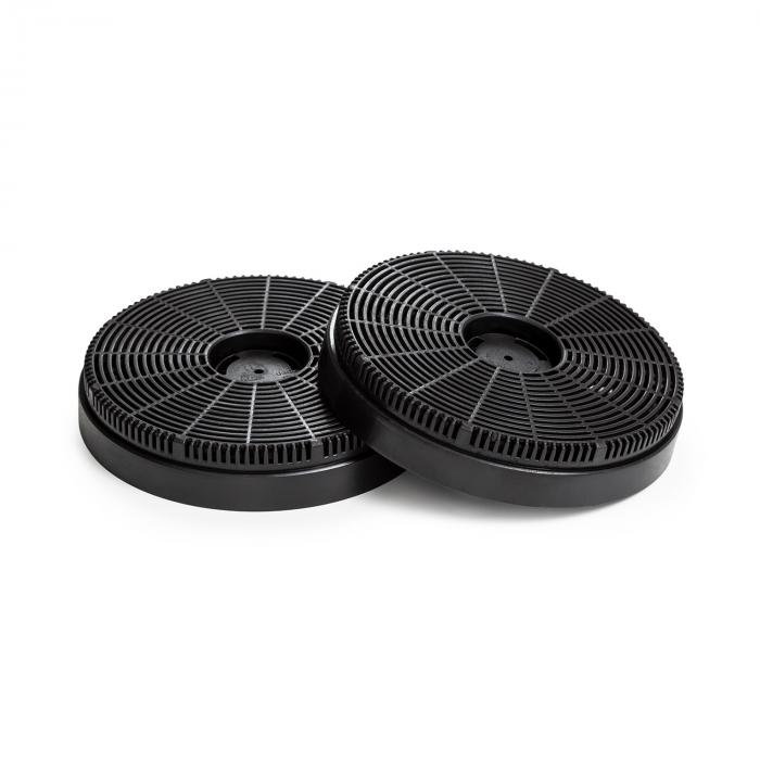 Activated charcoal filter for cooker bonnets