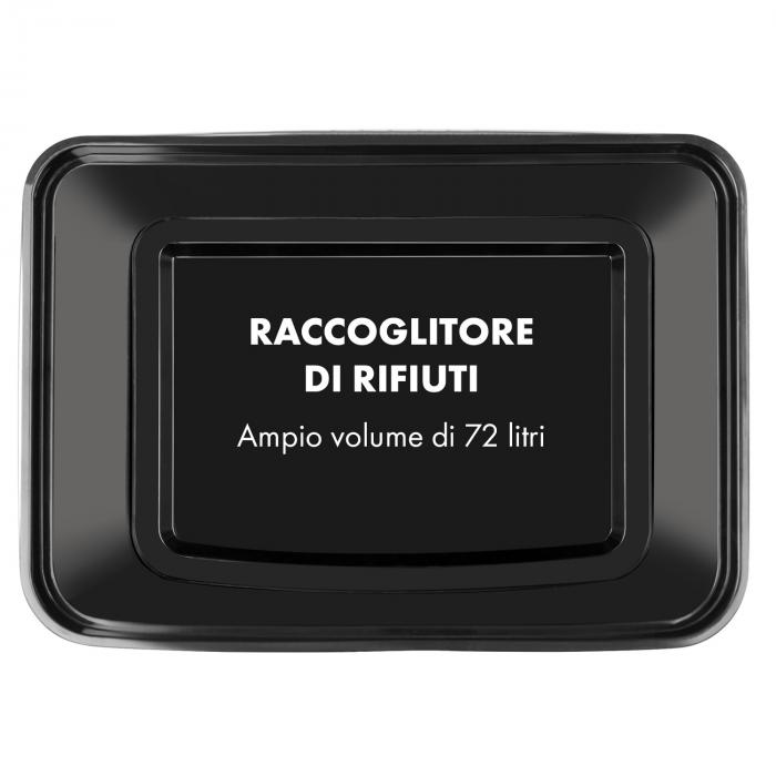 Touchless raccoglitore di rifiuti sensore 72L 4 contenitori ABS / PP /  acciaio inox