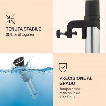Cecotec SlowVide 1000 Sous Vide Connected - Cuoci A Bassa Temperatura Con App E Wi-Fi | 15L, IPX7 - Foto 13